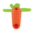 Nuby Silicone Carrot Tube Teether - Baby Teething Toy - Massaging Bristles for Sore Gums - 3+ Months...